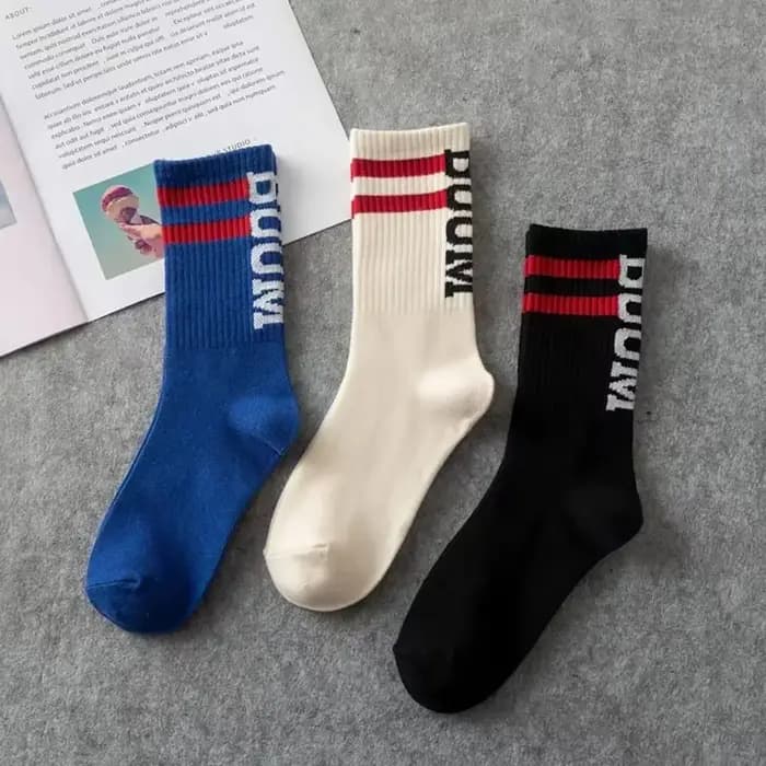 Chaussettes Hip Hop avec lettres à la mode