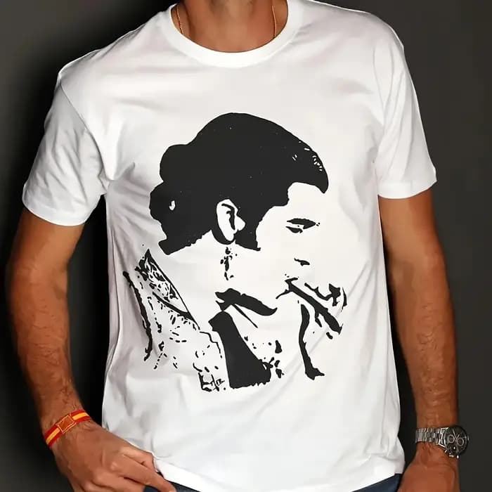T-shirt graphique de combat de taureau pour homme