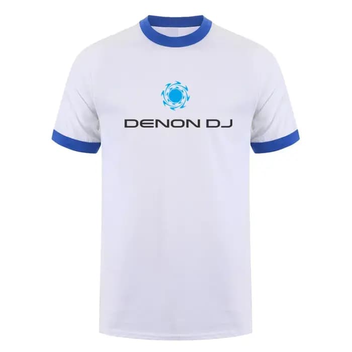 Denon Dj t-shirt été hommes coton col rond à manches courtes joueur médias T-shirts homme hauts LH-3