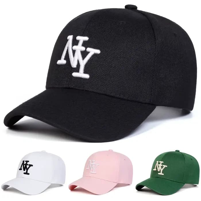 Casquette de baseball brodée NY pour homme