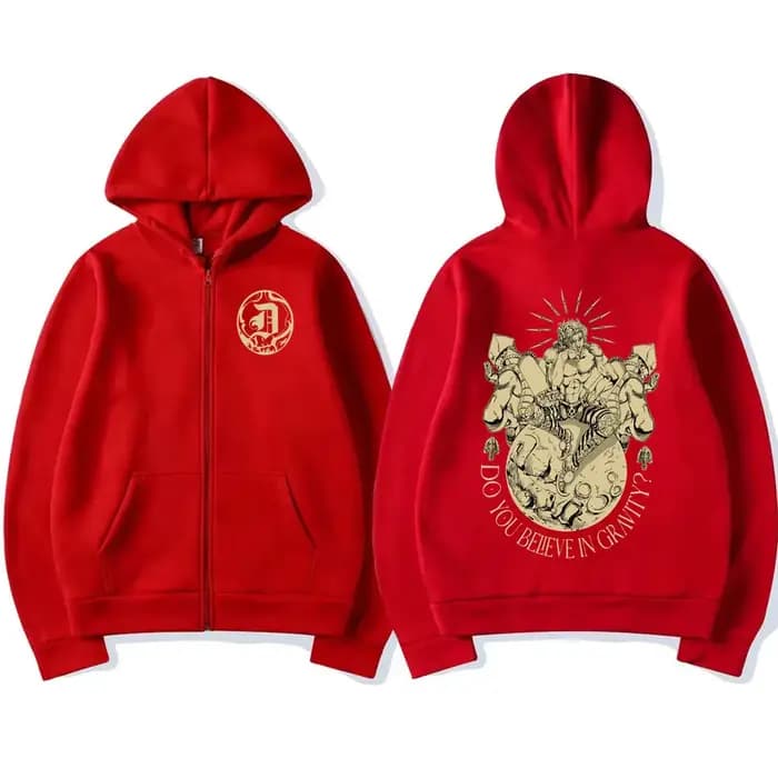 Anime Jojo Bizarre Adventure sweat à capuche avec fermeture éclair Dio Brando Manga sweat à capuche