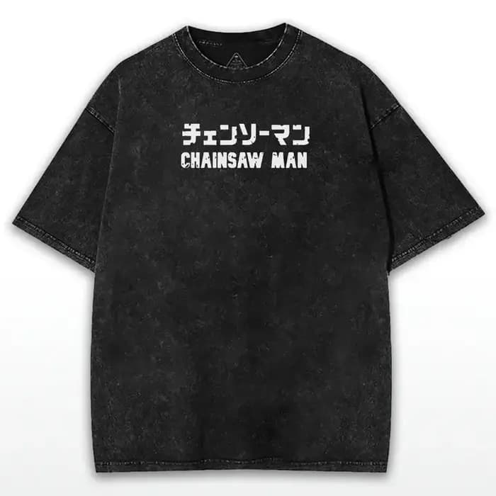 Japon tronçonneuse homme Anime Reze Cool graphique T-shirt Harajuku lavé