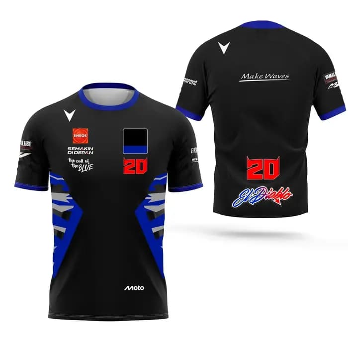 2025 tendance d'été nouvelle course de moto No.20 Fabio Quartararo hommes et femmes T-Shirts sport d