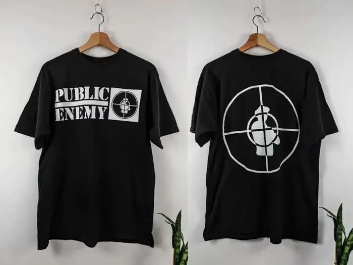 T-shirt pour homme Public Enemy, T-shirt Battle, T-shirt en coton d'été pour homme et femme, T-shirt