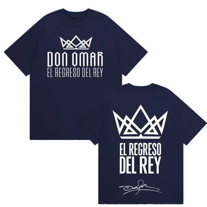 T-shirts imprimés du rappeur Don Omar The Last King Tour 2026