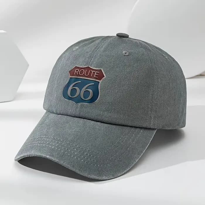 Casquette de baseball vintage Route 66 pour hommes et femmes