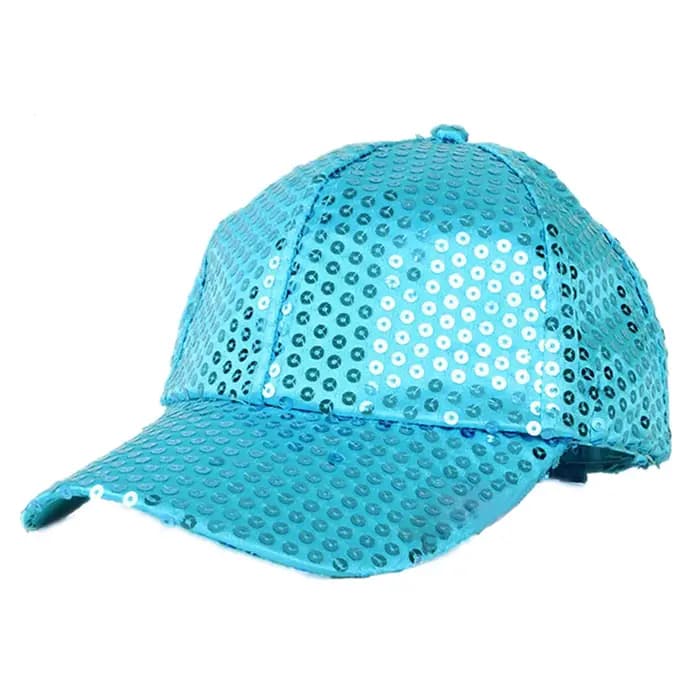 Casquette de baseball légère à paillettes rétro