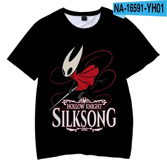 T-shirt à manches courtes pour hommes et femmes, Hollow Knight, Pure Vessel, Merch, Funny Tee, Unisex Vintage, 90s