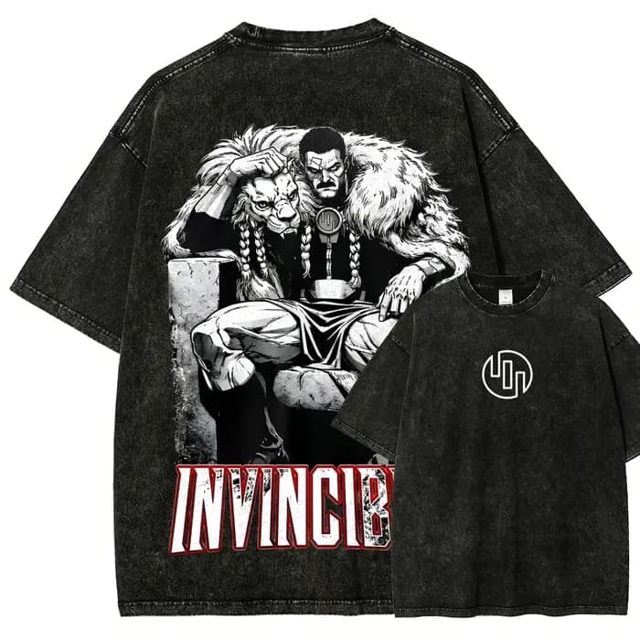 T-shirt délavé Invincible