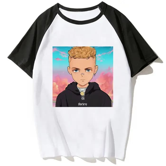 Egor Kreed t-shirt femmes streetwear été anime
