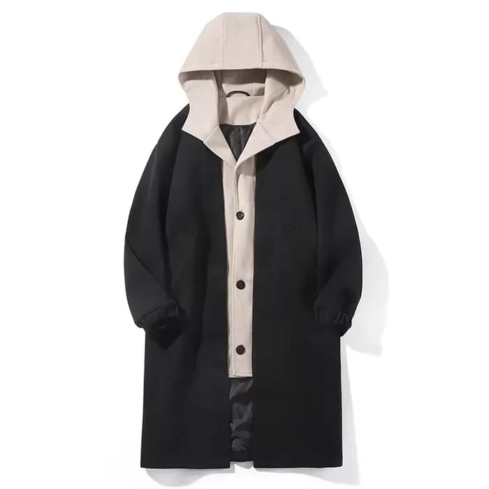 Trench-Coat à capuche pour hommes