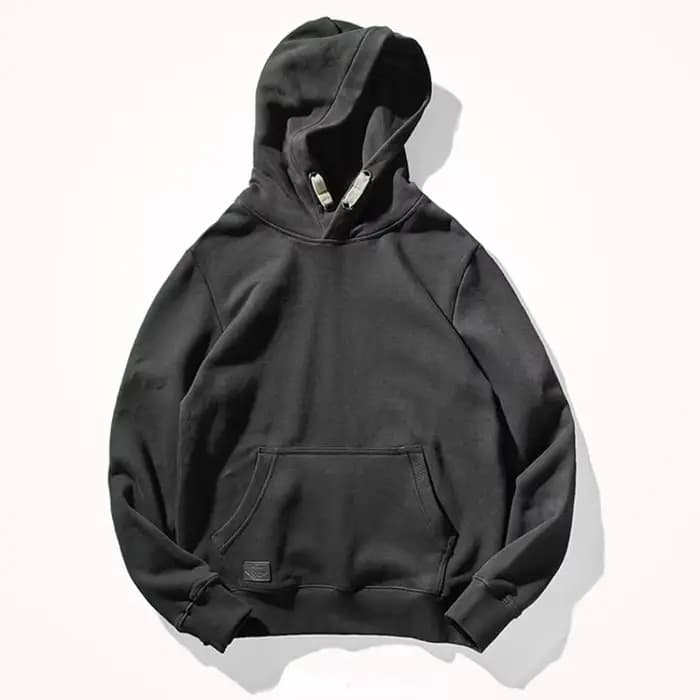 Rappile-Sweat à capuche cercle en laine épaisse pour hommes