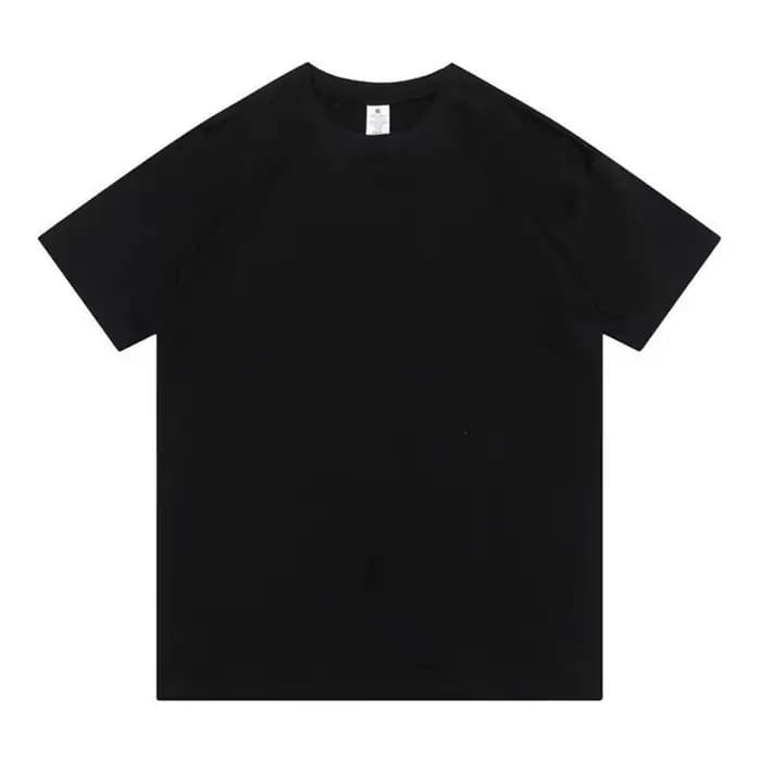 T-shirts à col petit hommes 350gsm coton couleur unie homme T-shirt à manches courtes printemps été chemise à fond ample