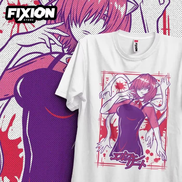 T-shirt Anime en coton pour les amateurs d'anime, Elfen veed, Abril, cadeau manga, toutes tailles