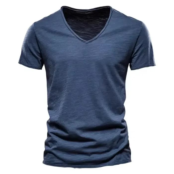 100% coton hommes T-shirt décontracté doux Fitness été mince T-shirts