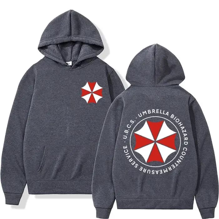 Parapluie Corporatio Logo graphique à capuche Hit Resident Evil pulls sweat vêtements pour hommes mode Vintage Cool