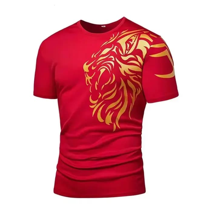 Tendance Lion graphique T-shirts pour hommes mode d'été séchage rapide 3D imprimé sport