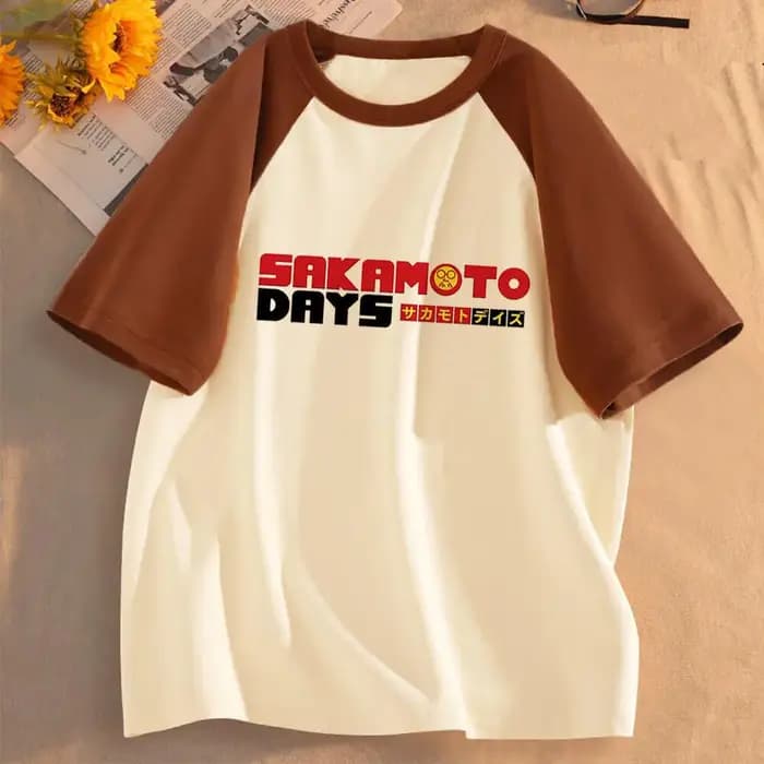 Sakamoto Days t-shirt fille université Pastel 80s gothique Punk