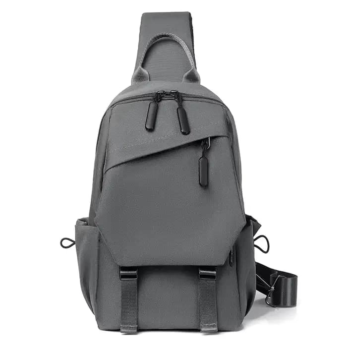 Sac de poitrine Simple et décontracté pour hommes, sac à bandoulière polyvalent tendance de rue, sac