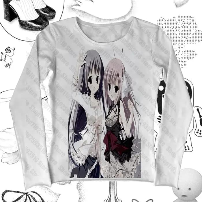Emo Grunge vêtements pour femmes haut Y2k Kitty gothique Harajuku