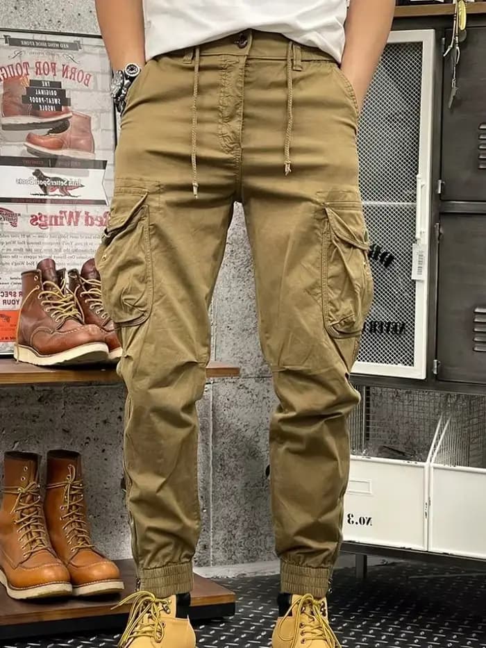 Pantalon cargo multi-poches pour homme