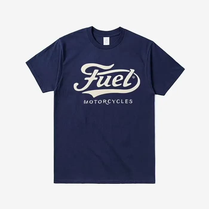 T-shirt Fuel Label, T-shirt imprimé moto, T-shirts d'été en coton de luxe pour hommes et femmes, man