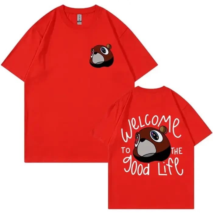 Kanye West Graduation Bea The Good Life T-shirt imprimé pour hommes et femmes