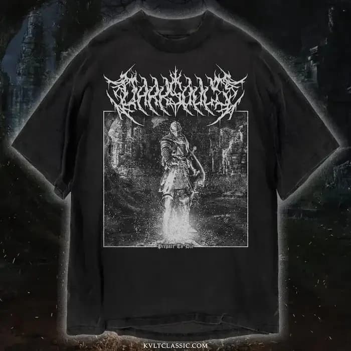 T-shirt Dark Souls Fromsoftware Metal Video Game