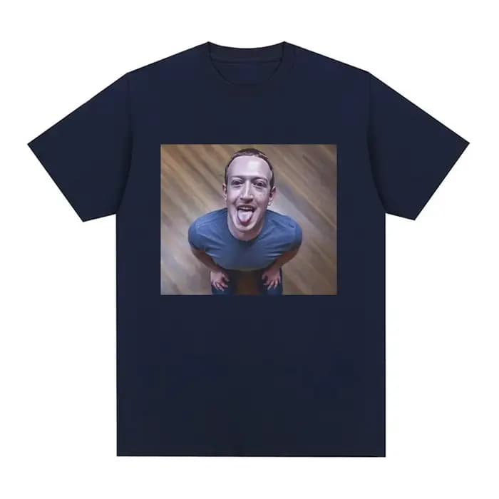 T-shirt humoristique « Brainrot Meme » Mark Zuckerberg Good Boy Joke – Vêtements décontractés pour hommes et femmes