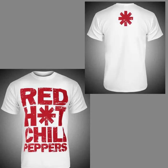 Red Hot Chili Peppers - T-shirt à manches courtes style streetwear américain pour hommes et femmes