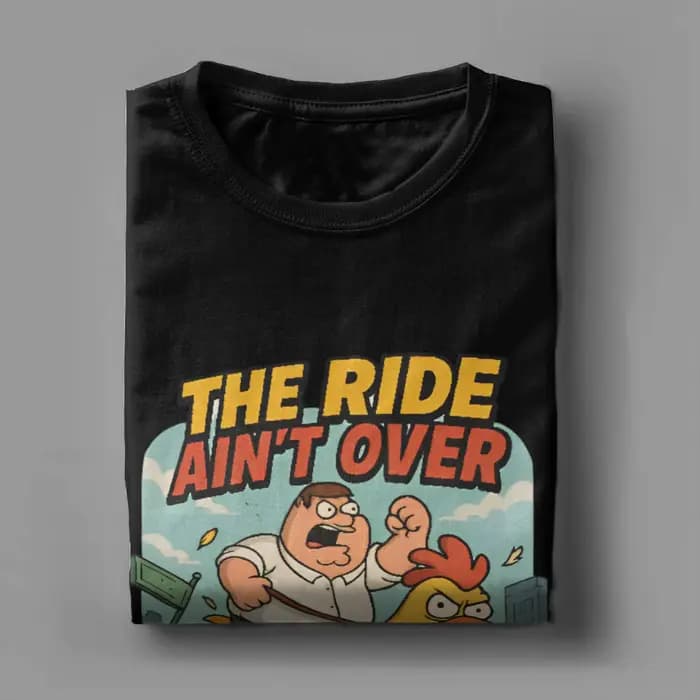 Hommes T-Shirts familles gars Peter Griffin poulet Jockey mode coton T-Shirts à manches courtes Meme t-shirt col rond hauts originaux