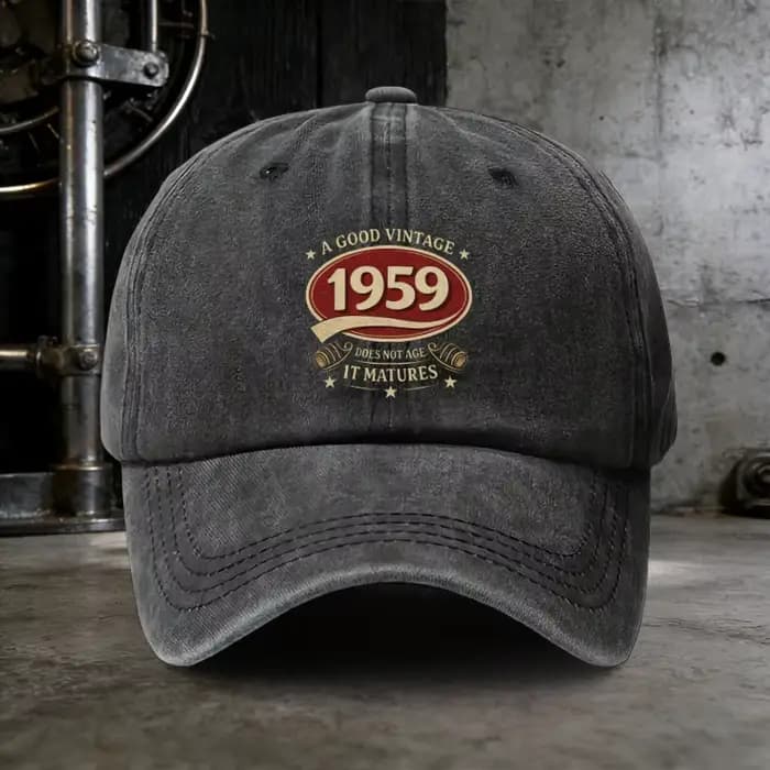 Une casquette effet délavé