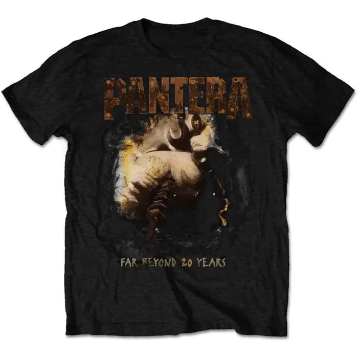 T-shirt en coton graphique Pantera unisexe