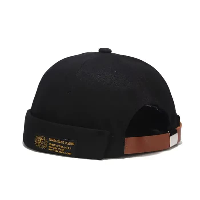 Casquette Docker rétro pour hommes et femmes, casquette sans visière, casquette sans bord, solide, r