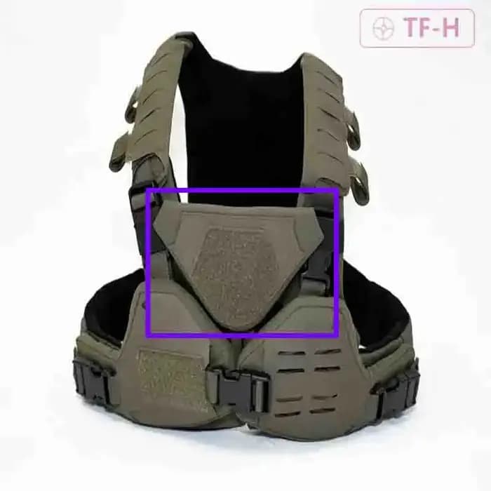 Protège-cou triangle DulglaProtection, accessoires non inclus, protecteur de cou de sécurité, housse