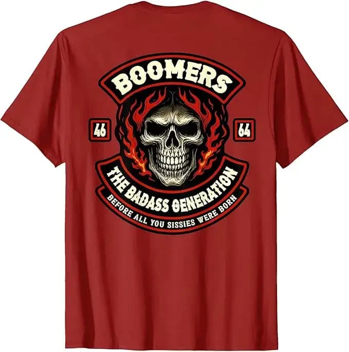 T-shirt « Boomer Generation Badass Before All You Sissies Where Born » Y2k