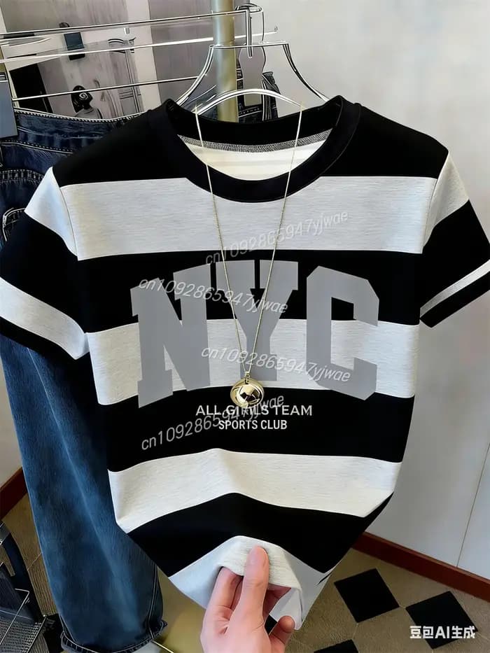 T-shirt rayé classique NYC