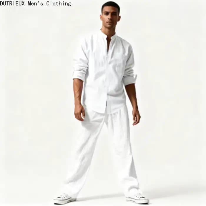 Chemise + pantalon surdimensionné à manches longues
