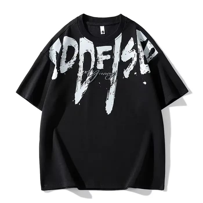 T-shirt à manches courtes épais style américain pour homme