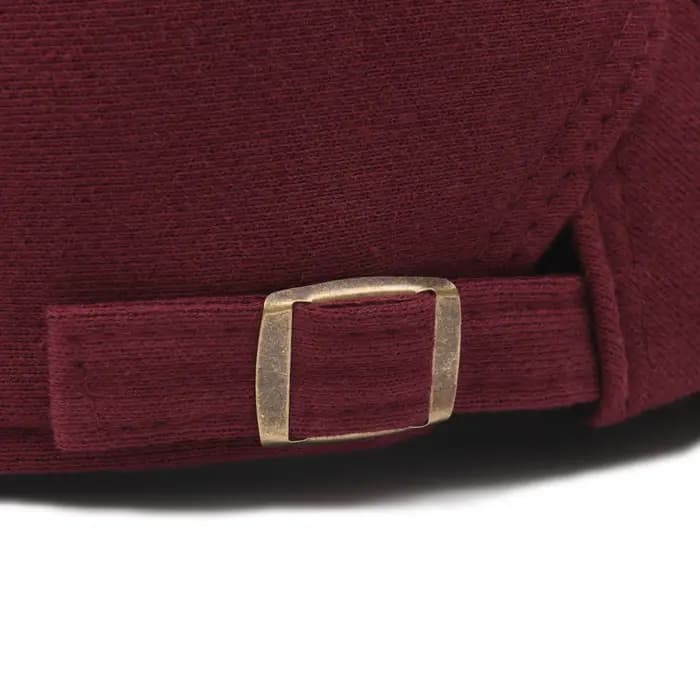 Casquette plate en coton 100% VOBOOM pour homme, noire, couleur unie, style Gatsby, casquette de chauffeur, casquette décontractée, casquette de newsboy réglable