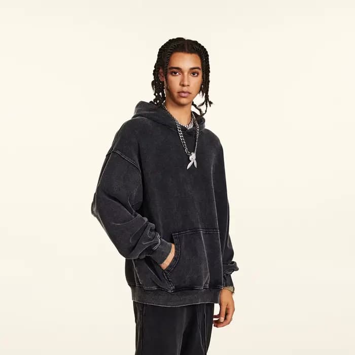 Pull à capuche surdimensionné pour hommes