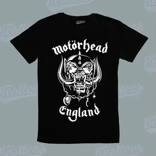 T-shirt MOTORHEAD Lemmy, artiste de musique rock Heavy Metal britannique, groupe d'Angleterre