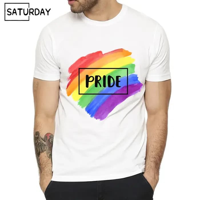 T-shirt arc-en-ciel unisexe unisexe