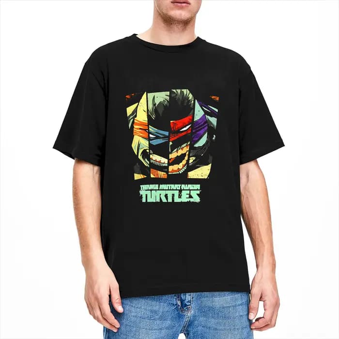 T-shirt TMNT Face Strips Eastman pour hommes