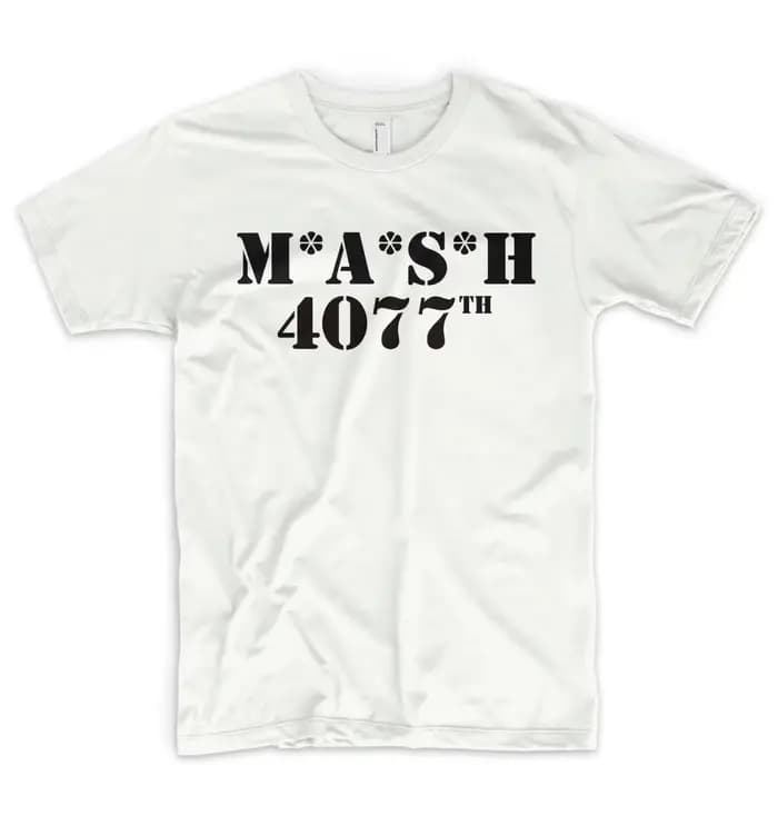Top M A S H 4077 armée militaire vert US Marines RAF rétro MASH 4077TH t-shirt harajuku surdimensionné hommes vêtements graphiques t-shirts