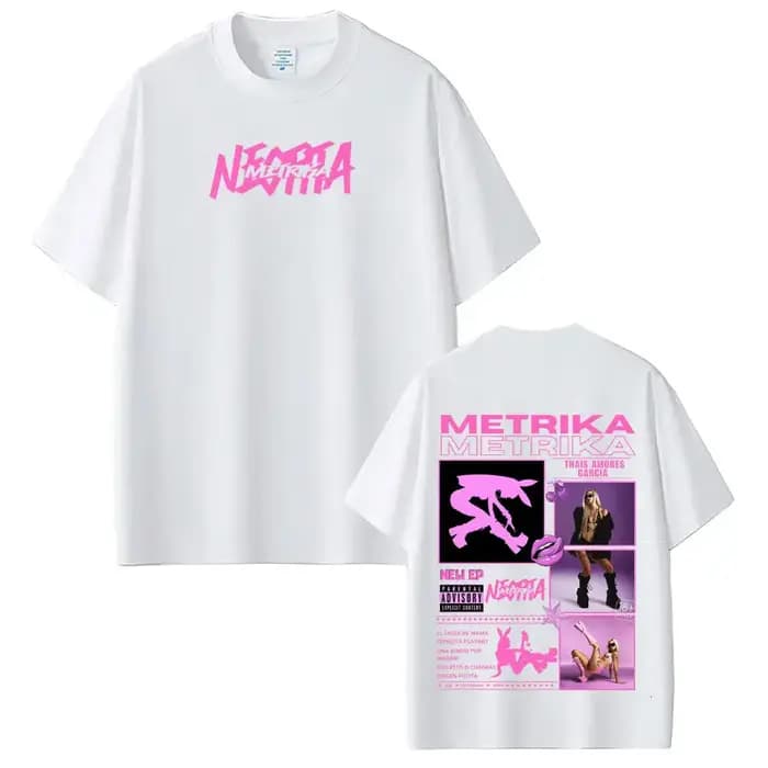 T-shirt Singer Metrika Album Tour 2026 pour hommes et femmes