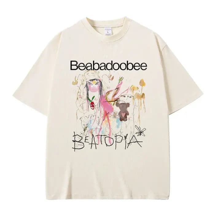Beabadoobee-T-Shirt à Manches Courtes en Pur Coton pour Homme et Femme, Streetwear Décontracté à la Mode, Été