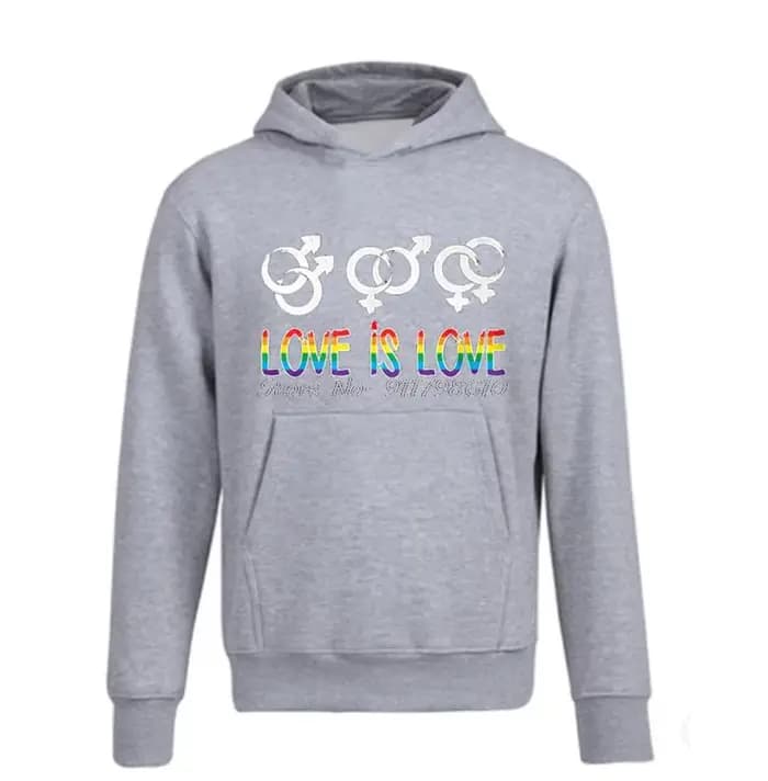 Sweat à capuche Love Is Love pour hommes