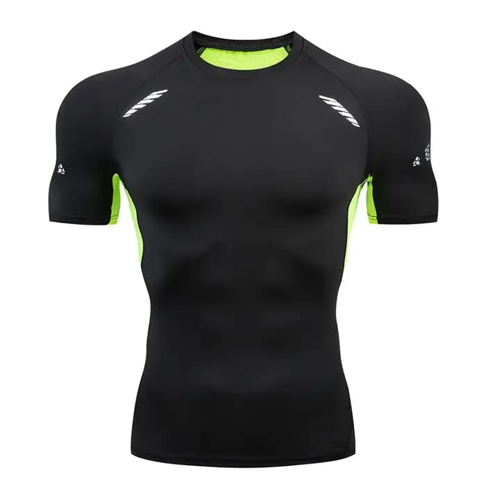 Chemises de compression à manches courtes pour hommes
