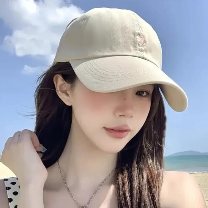Casquette de baseball à visière ouverte pour femme